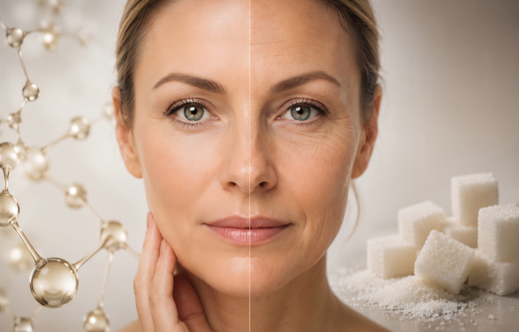 Sugar, Glycation & Skin Aging: What the Science Actually Says