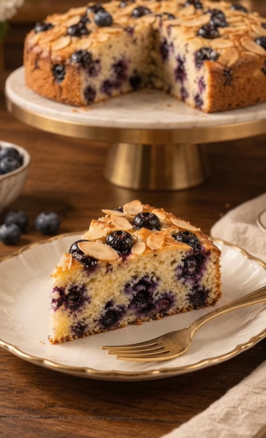 VITA Blueberry Yogurt Protein Cake