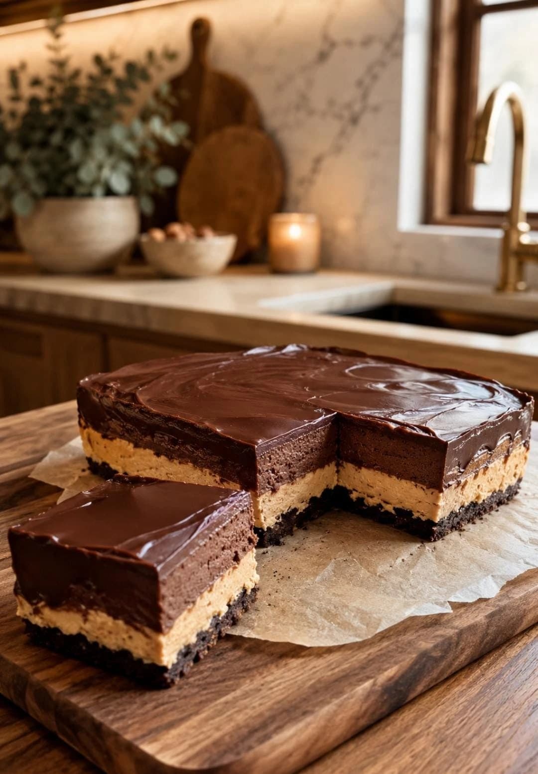 VITA Chocolate Peanut Butter Layer Dessert