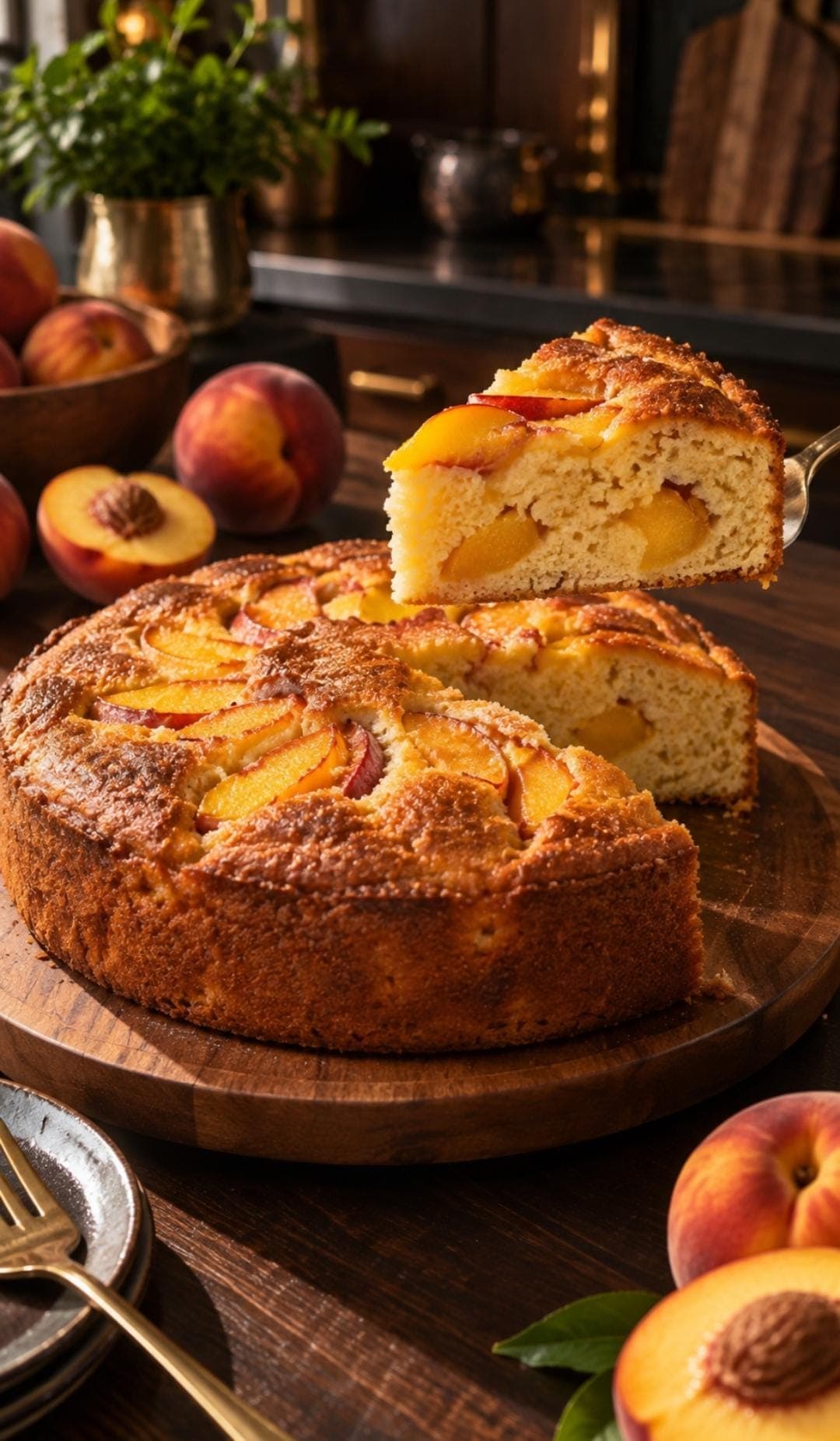 VITA Golden Peach Cloud Cake