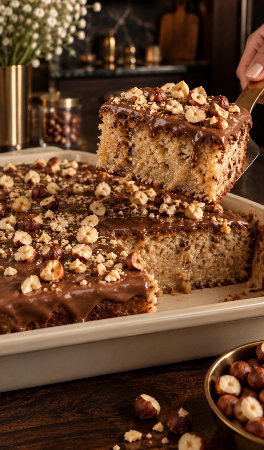 VITA Hazelnut Melt Cake