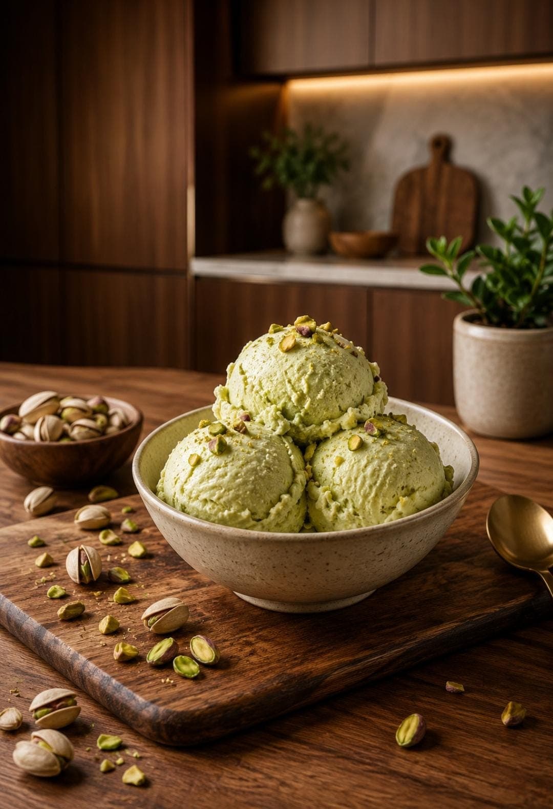 High-Protein Pistachio Ice Cream