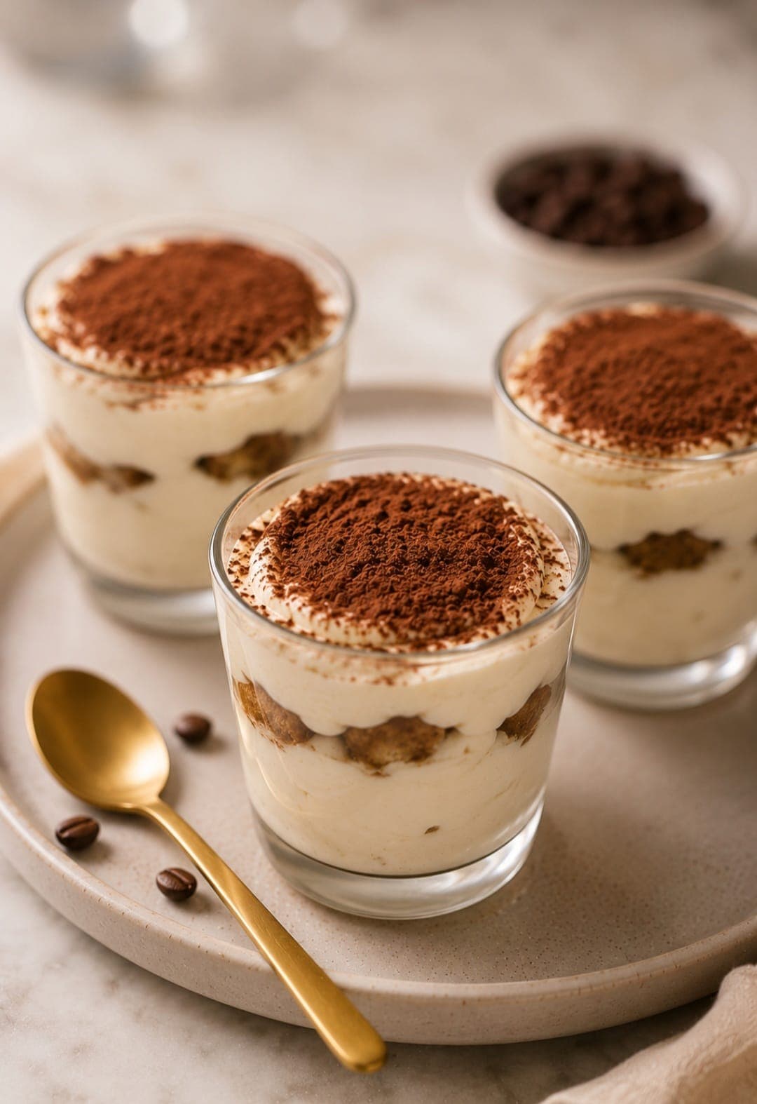 Individual Protein Tiramisu Cups