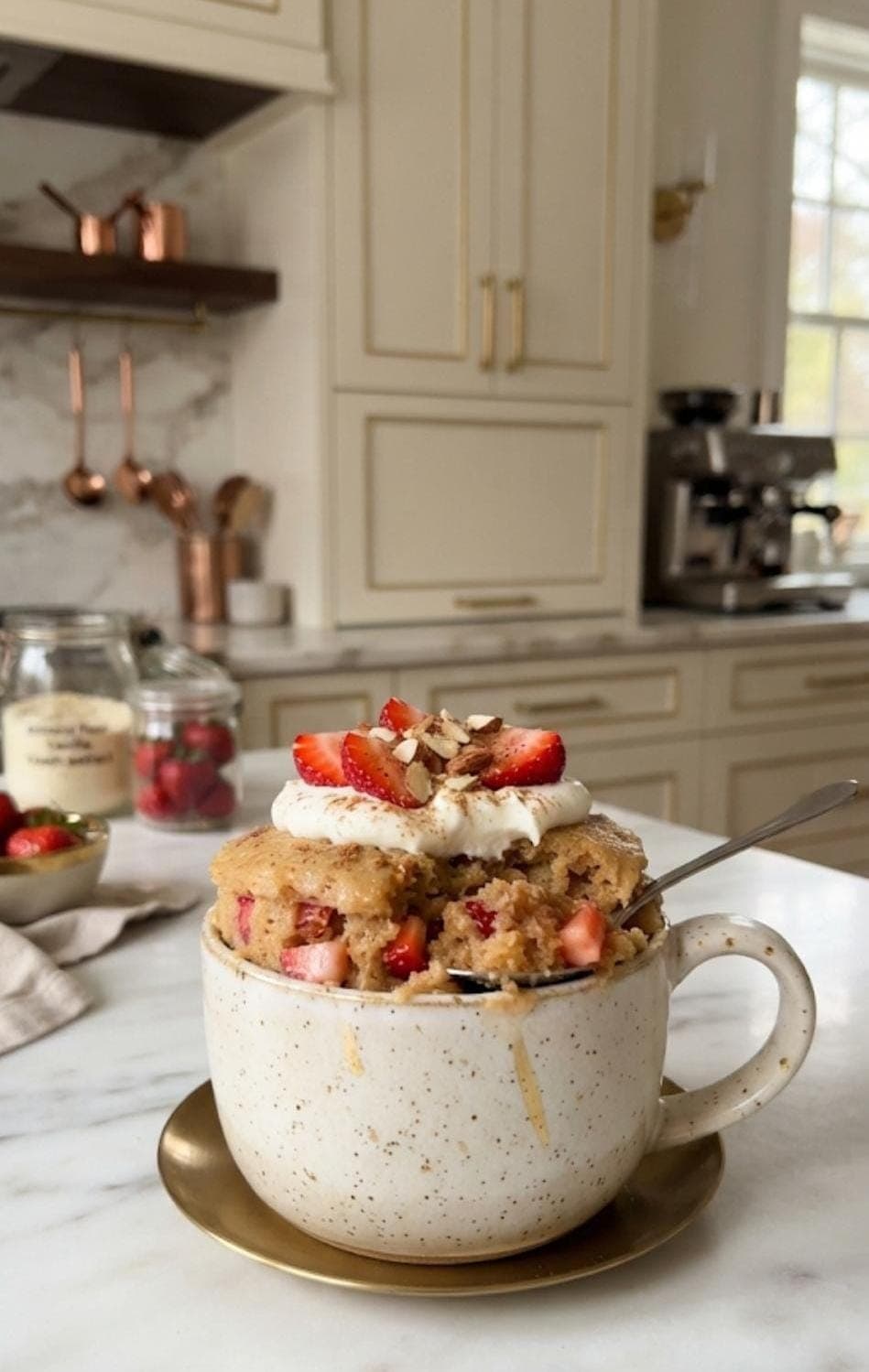 Chocolate Hazelnut Lava Mug Cake