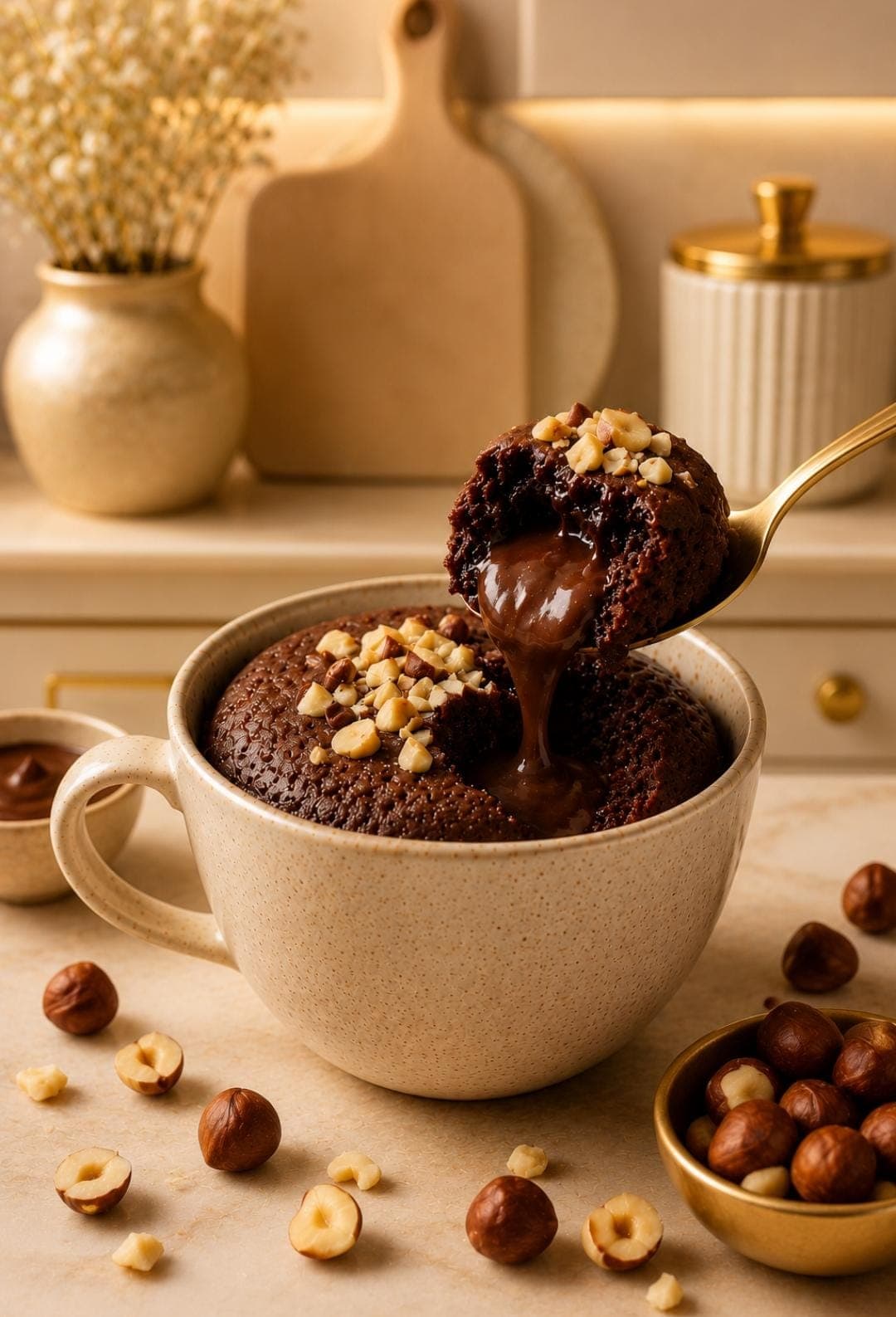 Pistachio Vanilla Protein Mug Cake