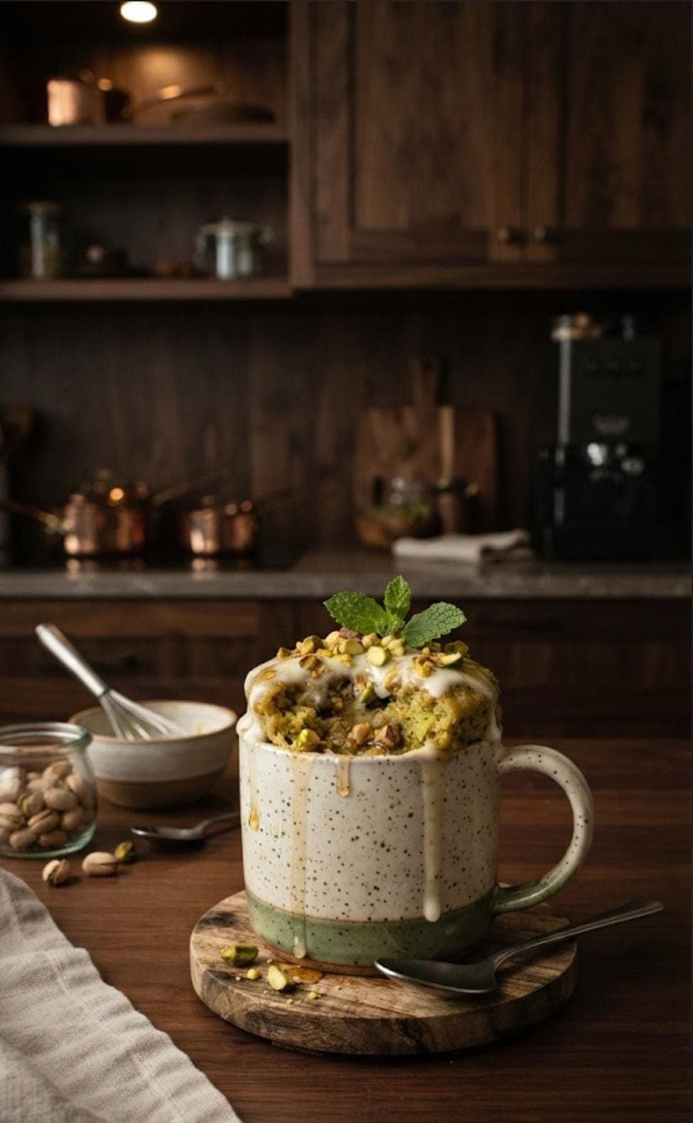 Strawberry Shortcake Protein Mug Cake