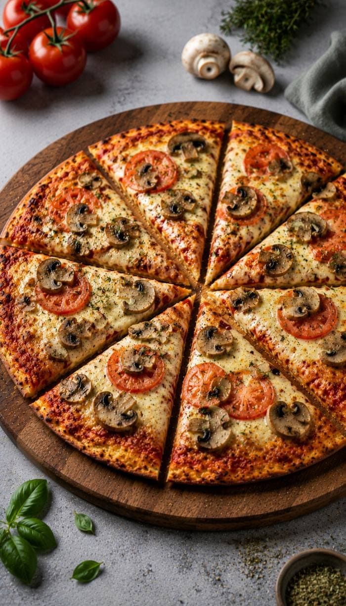 Greek Yogurt Mozzarella Pizza