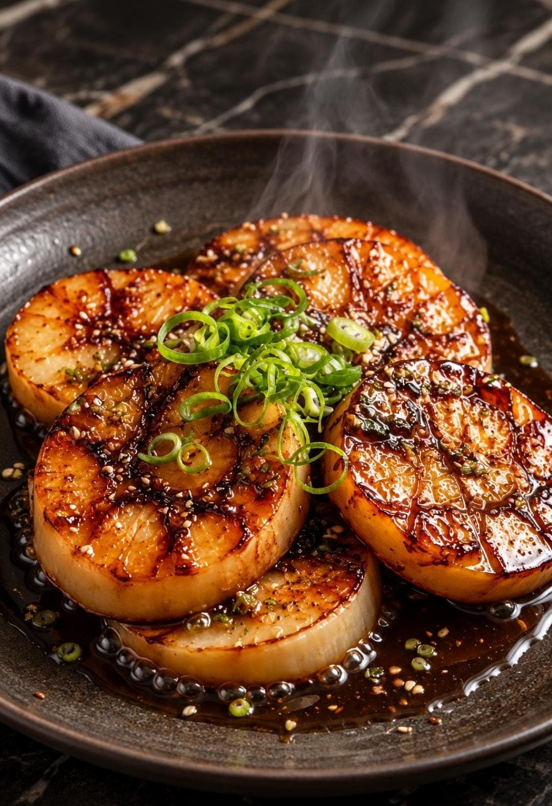 VITA Miso-Glazed Kohlrabi