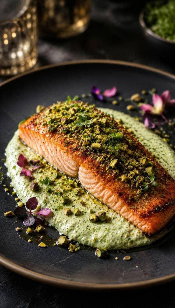Pistachio-Crusted Salmon