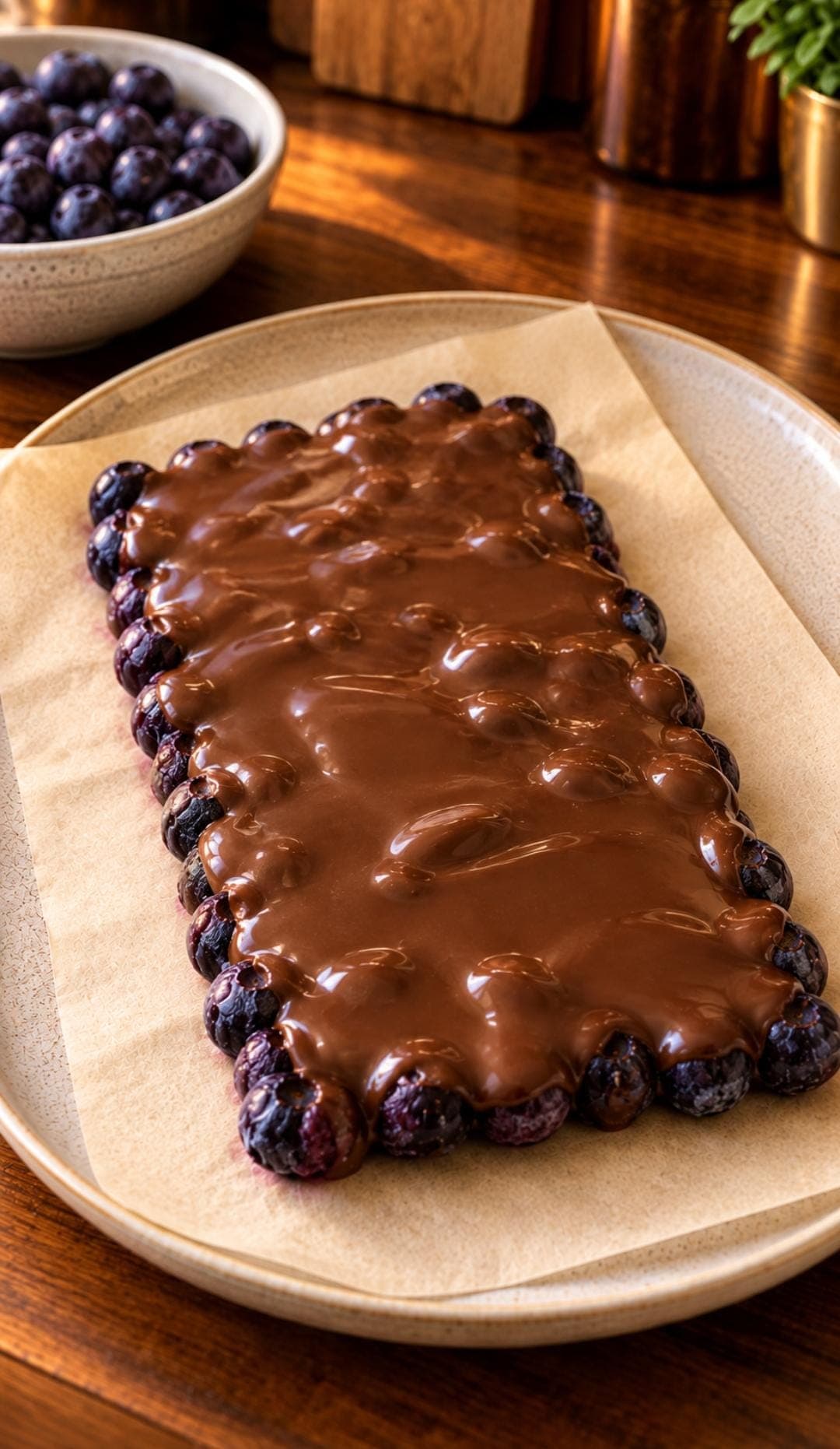 VITA Frozen Blueberry Chocolate Bark