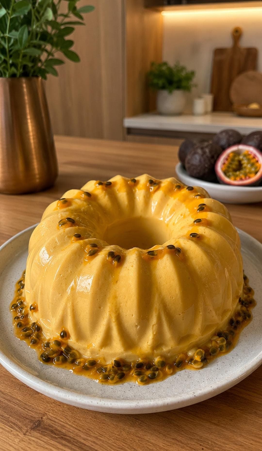 VITA Passion Fruit Protein Panna Cotta