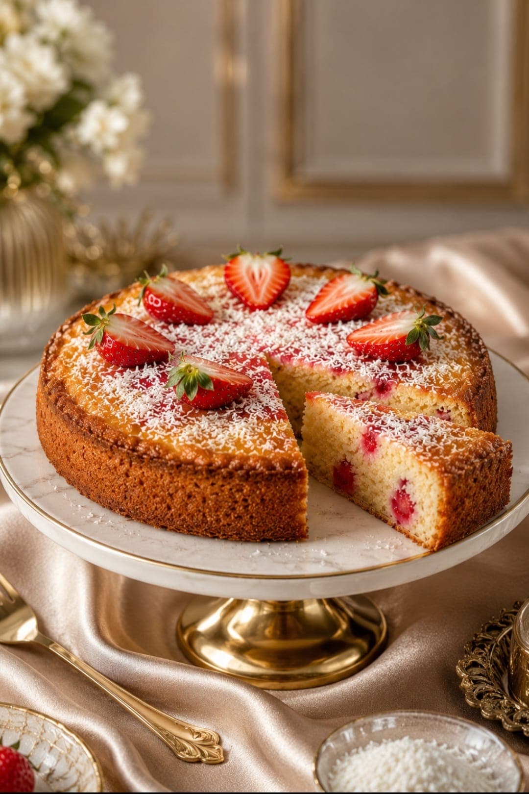 Protein-rich cakes