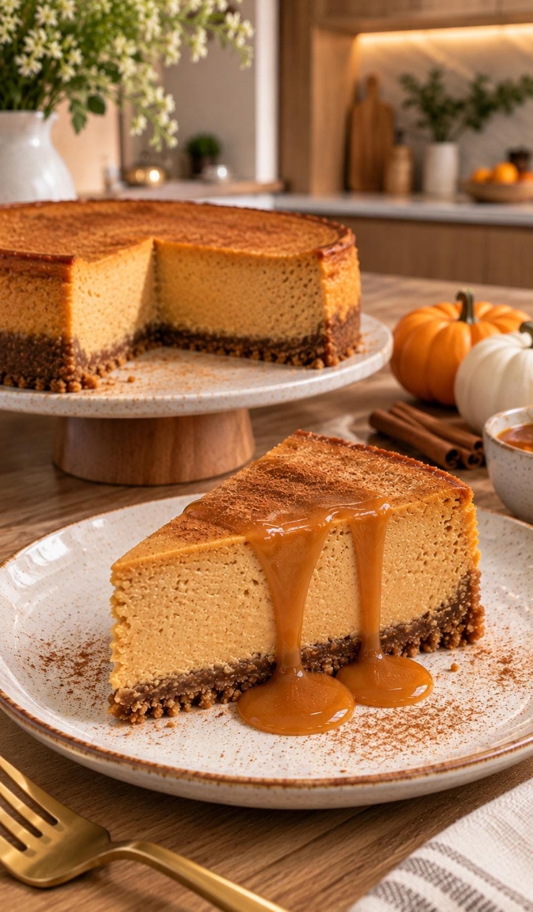 VITA Pumpkin Protein Cheesecake