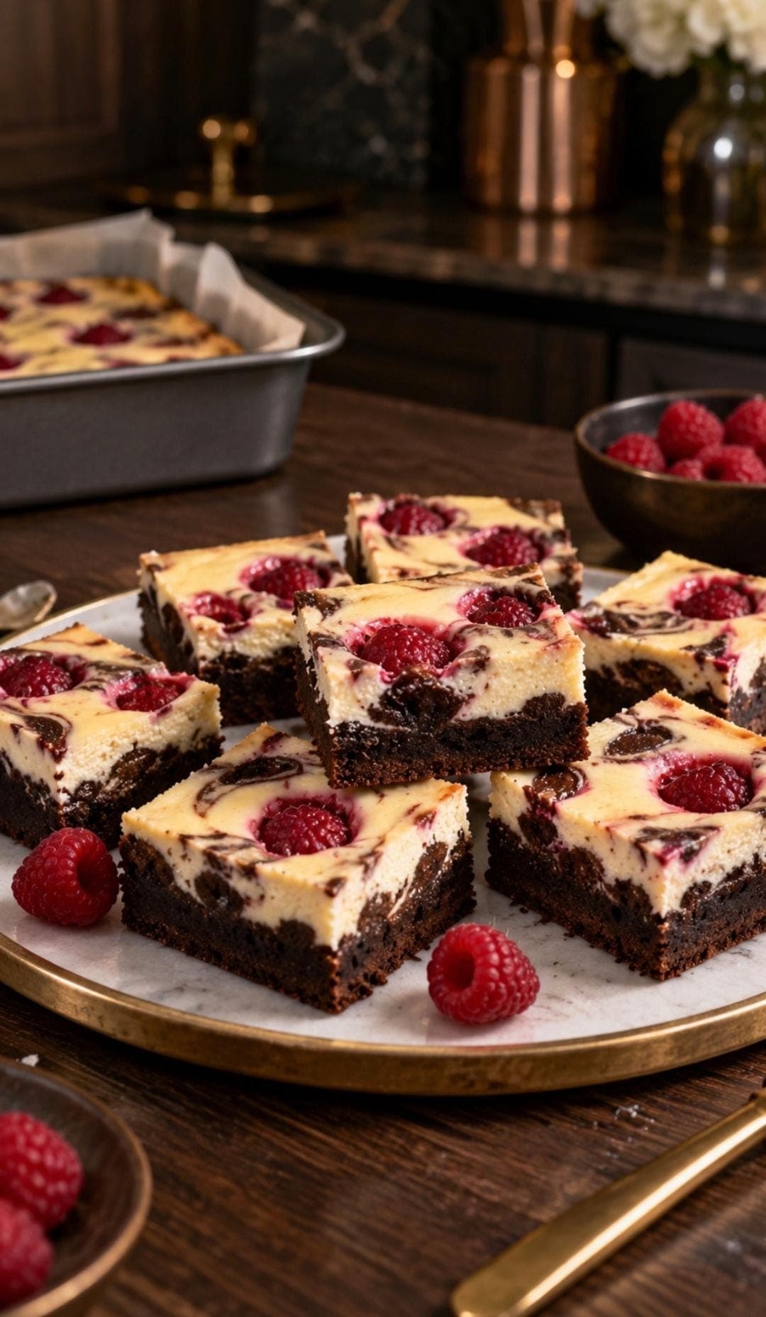VITA Raspberry Cheesecake Brownies