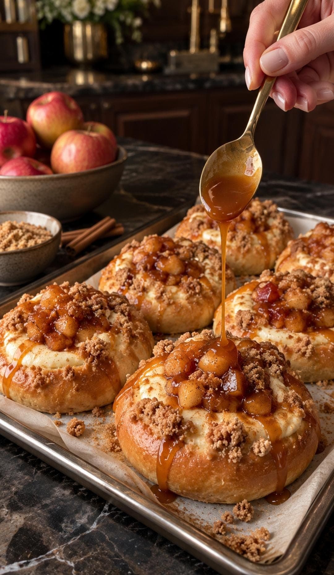 VITA Spiced Apple Cheesecake Buns