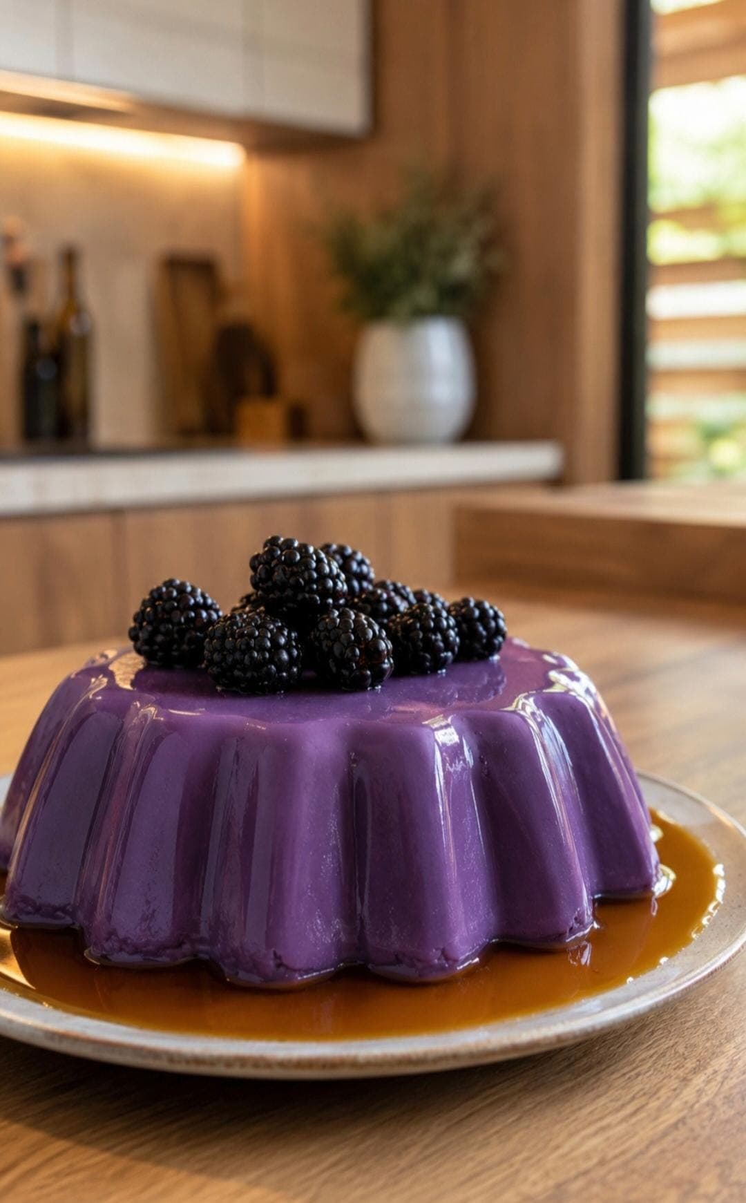 VITA High-Protein Ube Flan