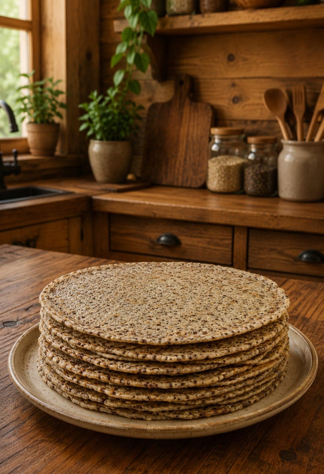 High-Protein Quinoa & Chia Tortillas