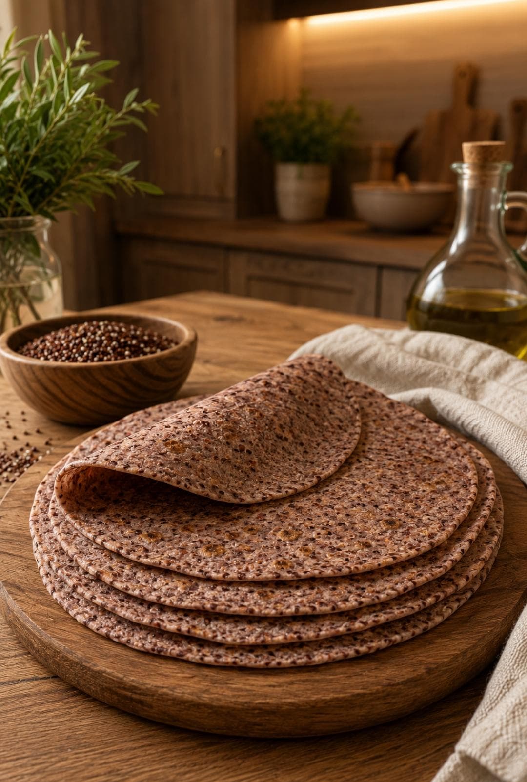 Red Quinoa Gluten-Free Tortillas