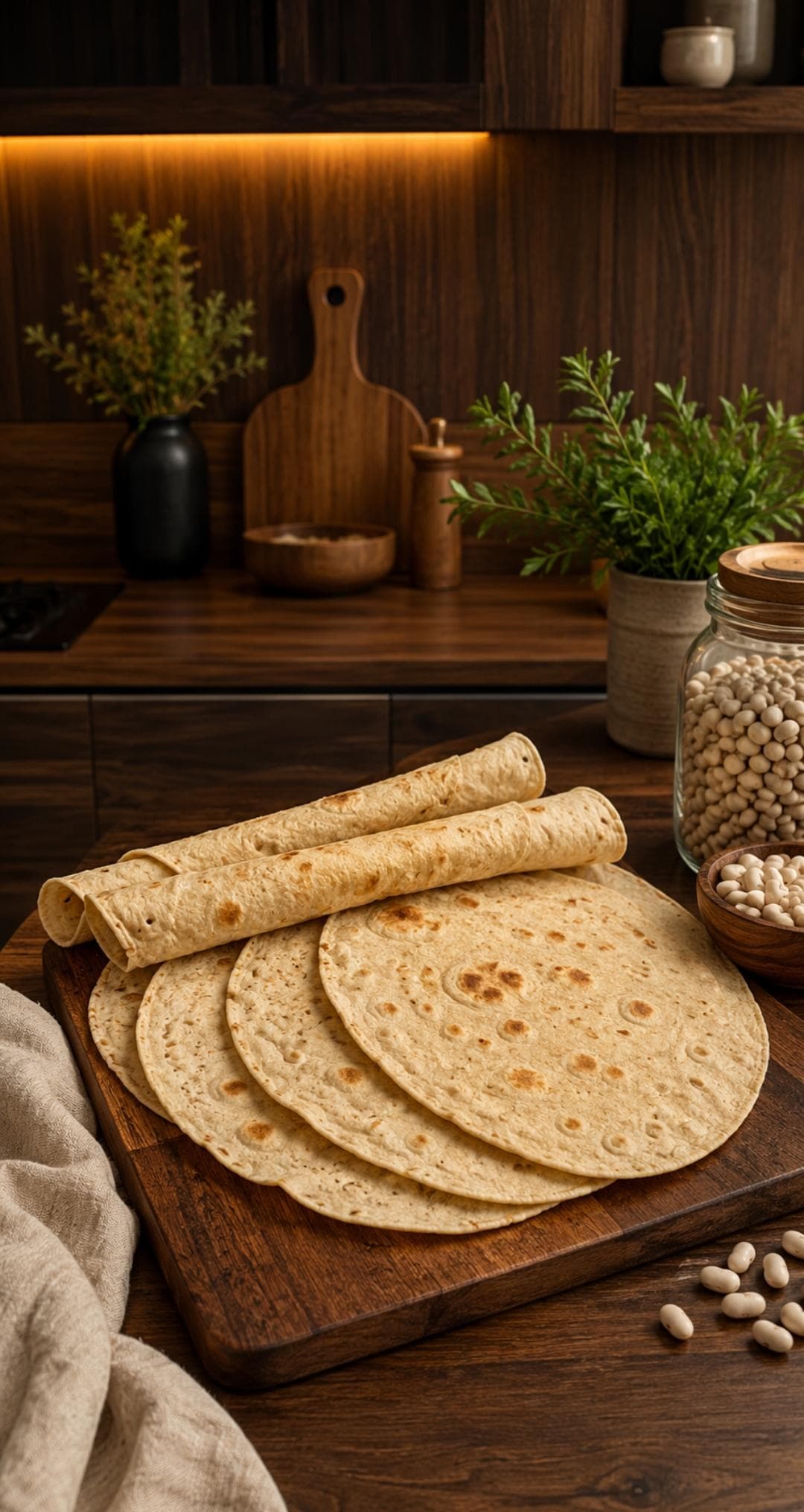 Two-Ingredient White Bean Tortillas